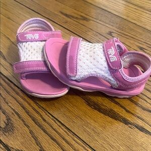 Teva Kids Pink and White Sandals
